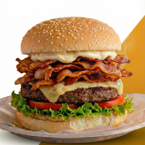 Hambúrguer X-Bacon Artesanal